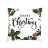 New Christmas Pillowcase Linen Print Elk Gingerbread Man Decoration Festive Pillowcase