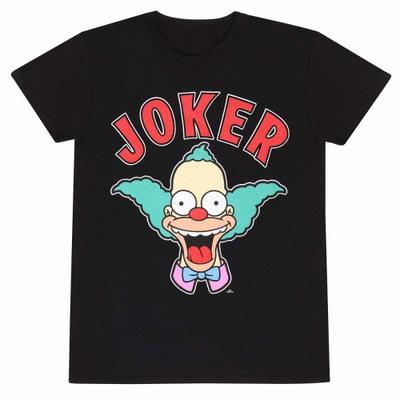 THE SIMPSONS Unisex Adult Joker Krusty The Clown T-Shirt
