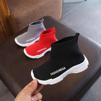 Șosete de culoare uni pentru copii Pantofi Tendință de primăvară și toamnă Pantofi casual Pantofi sport pentru băieți Pantofi singuri tricotati pentru fete Copii de vârstă mijlocie și mici