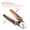 4 Way Indent Closed Barrel Crimper Solid Contacts Electrical Repair Crimping Tool 14 16 18 AWG Cables D-Sub Connectors Terminals