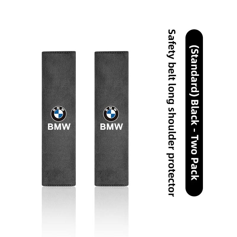 

For BMW Hot 2025 2Pcs Car Seat Belt Protect Cover Shoulder Protector For BMW E46 E66 E65 F13 F06 X2 X3 X5 X4 G08 G16 G15 G14 G12