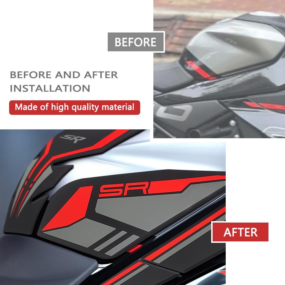 For 450SR 2025 450SRS 2024 450srs 2022-2025 Motorcycle Fuel Tank Side Anti Slip Protection Pad Knee Grip Stickers Accessories