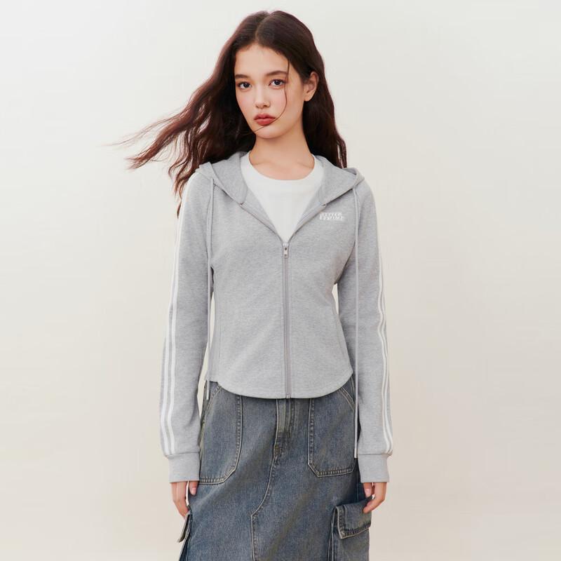 

Ledian Women s Slim Fit Hooded Sports Jacket XS