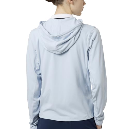 FootJoy Skyway Women's Golf Mid-Layer Side Mesh Long Sleeve Full-Zip Hoodie, Size M (FJW-S25-M04, 34867-M)