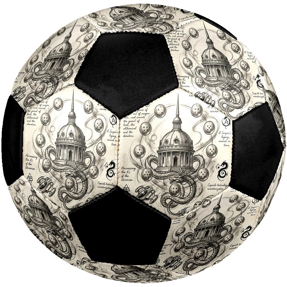 1pc Dragon Ball Z Football Soccer Ball Size 5 Indoor Soccer Ball Fashion Colorful  Backyard Game -Great For Sports Fans Gift HE60