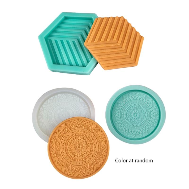 Coffee Table Silicone Mold Epoxy Resin Coaster Mold Pallet Resin Casting Mold Suitable for Diy Agate Fruit Plate Mat