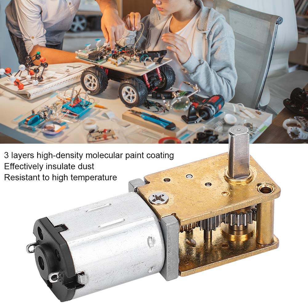 Dc Motor, Mini Gear Motor Gear Motor Small Dc Motor Micro DC Geared Electric Motor Micro Gear Reducer Brush DC Motors Electronic Devices 1218GEN20