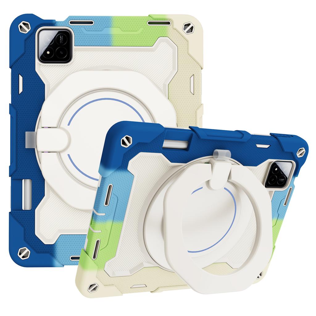 Para Capa Xiaomi Pad 7/Pad 7 Pro, Suporte de Mão, Suporte, PC+Silicone, Capa para Tablet com Porta-Lápis