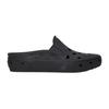 Womens/Ladies Perforated Flatform Mules