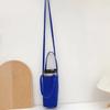 Travel Portable Water Bottle Bag Crossbody Simple Solid Color Cup Protector Canvas Protective Sleeve With Strap Bottles Pouch
