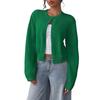 Women's Long Sleeve Knit Cardigan - Soft, Short, Loose, Slimming Autumn/Winter 2025