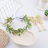 Vintage Flower Fairy Flower Leaf Crown Leaf Garland Elven Princess Tiara Boho Elf Headpiece for Cosplay Photoshoot Wedding
