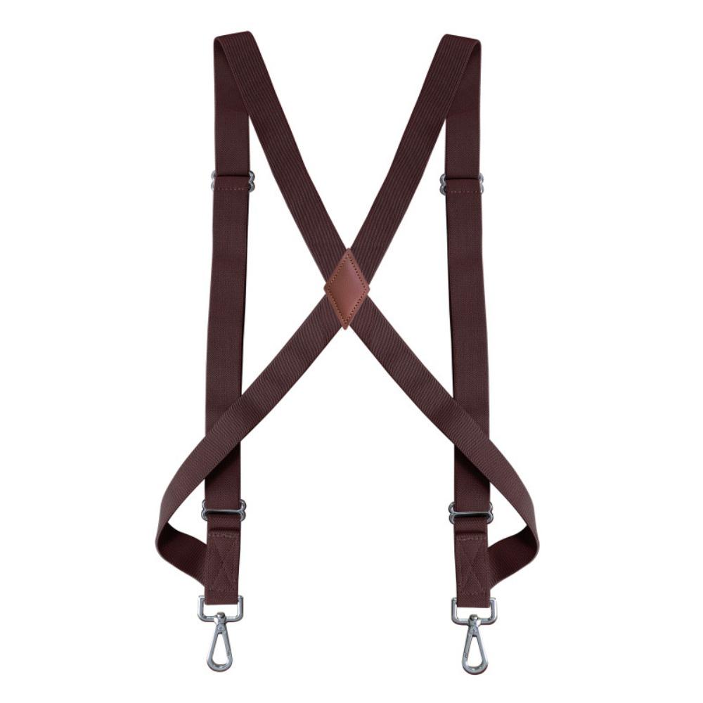 Retro Suspenders for Men British Style Suspender Clip Simple Leather Suspenders  Suit