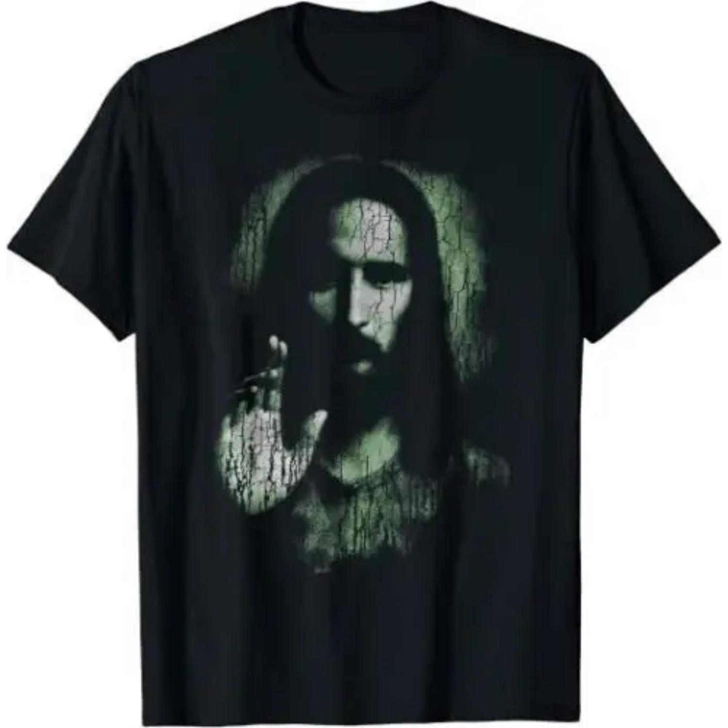 

Jesus Christ Face Blessing Christian Design Great Gift T-Shirt S-3XL S чёрный