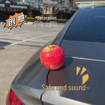Apfel Frucht Auto Schmuck für Konsole - Elektrofahrzeug Innen-/Außendekoration Weihnachten