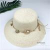 New Women's Straw Hat Spring and Summer Outing Wreath Sun Hat Sun Hat Seaside Big Edge Bow Fisherman Hat