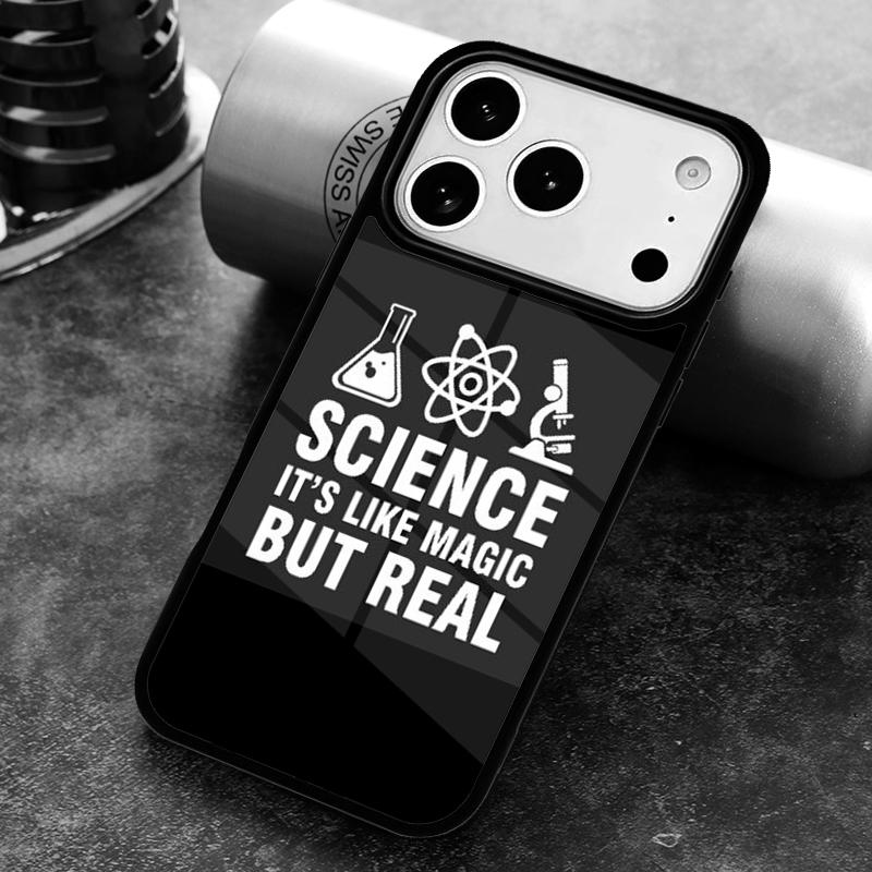 Atom Chemistry Pattern Phone Case For iPhone 17 16 15 14 13 12 11 Pro Max Plus 17Air Soft Silicone Cover