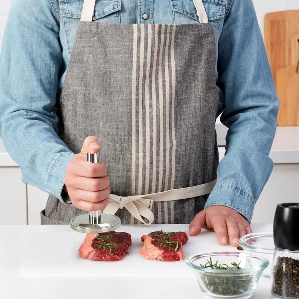 Food Grade Stainless Steel Meat Tenderizer Weighted Meat Loosening Hammer Meat Flattener Nuts