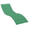 Sun Lounger Cushion Green 200 X 60 X 3 Cm Oxford Fabric