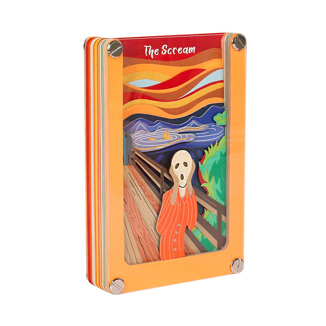 New Product Listing Customized Logo Gifts Giveaways Luxury Christmas Gifts Promotional 3D Paper Crafts Memo Pad 14*9*2.5cm
