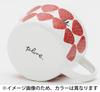 Yutaka Horo Tamahashi Enamel Measuring Made in Prune OHANA Cup, 450ml, Japan, White, MC-604