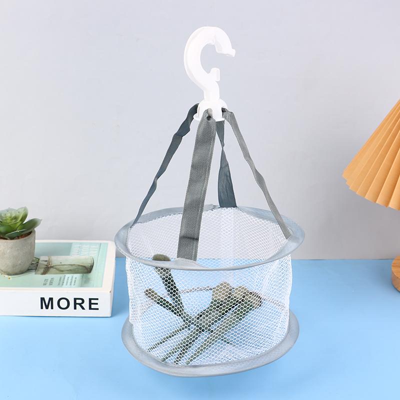 Drying Rack Hanging Basket For Makeup Sponge Net Bag Hangable Makeup Brush Beauty Egg Storage Rack Organizer Makeup Drying Net