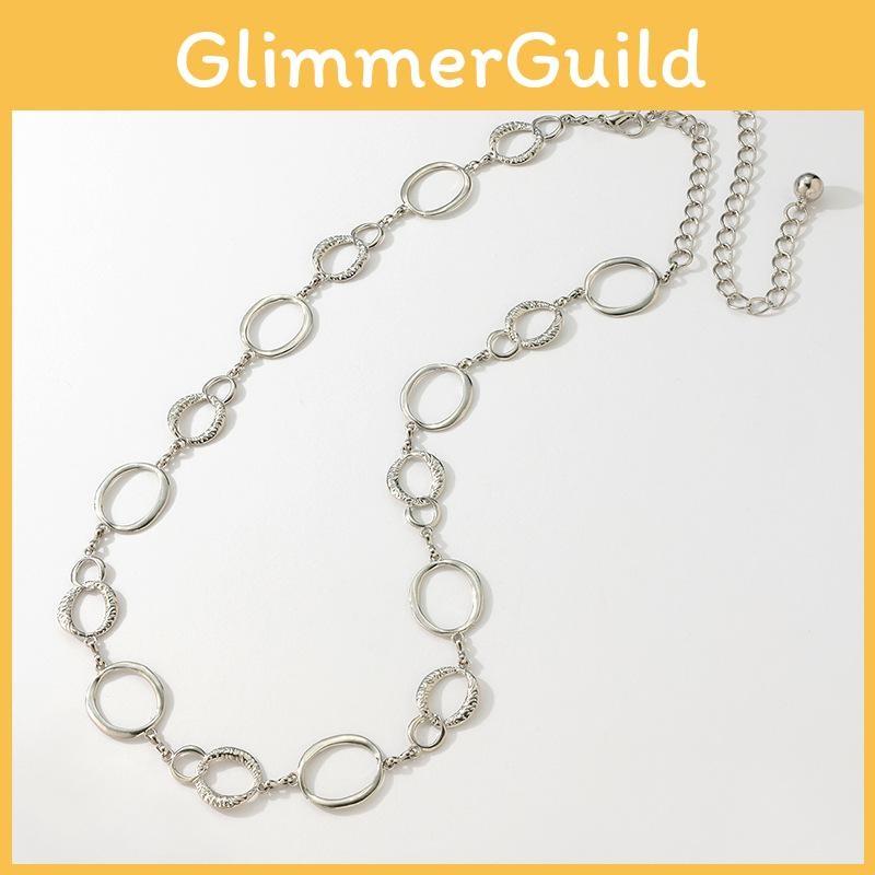 Alloy Women Geometric Waist Chain With Adjustable Lobster Clasp Accessory Summer