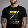 Star Wars Day 2026 May The 4th Be With You Lightsaber Unisex T-Shirt Size S-4XL