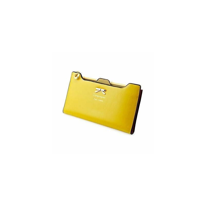 Elegant Fashion Lady Women Leather Clutch Purse With Long Zip Card Holder Case Wallet Handbag