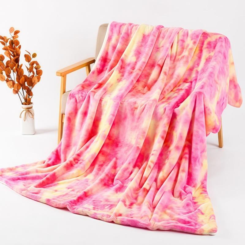 Manta, Manta de Felpa Tie Dye, Manta Cálida