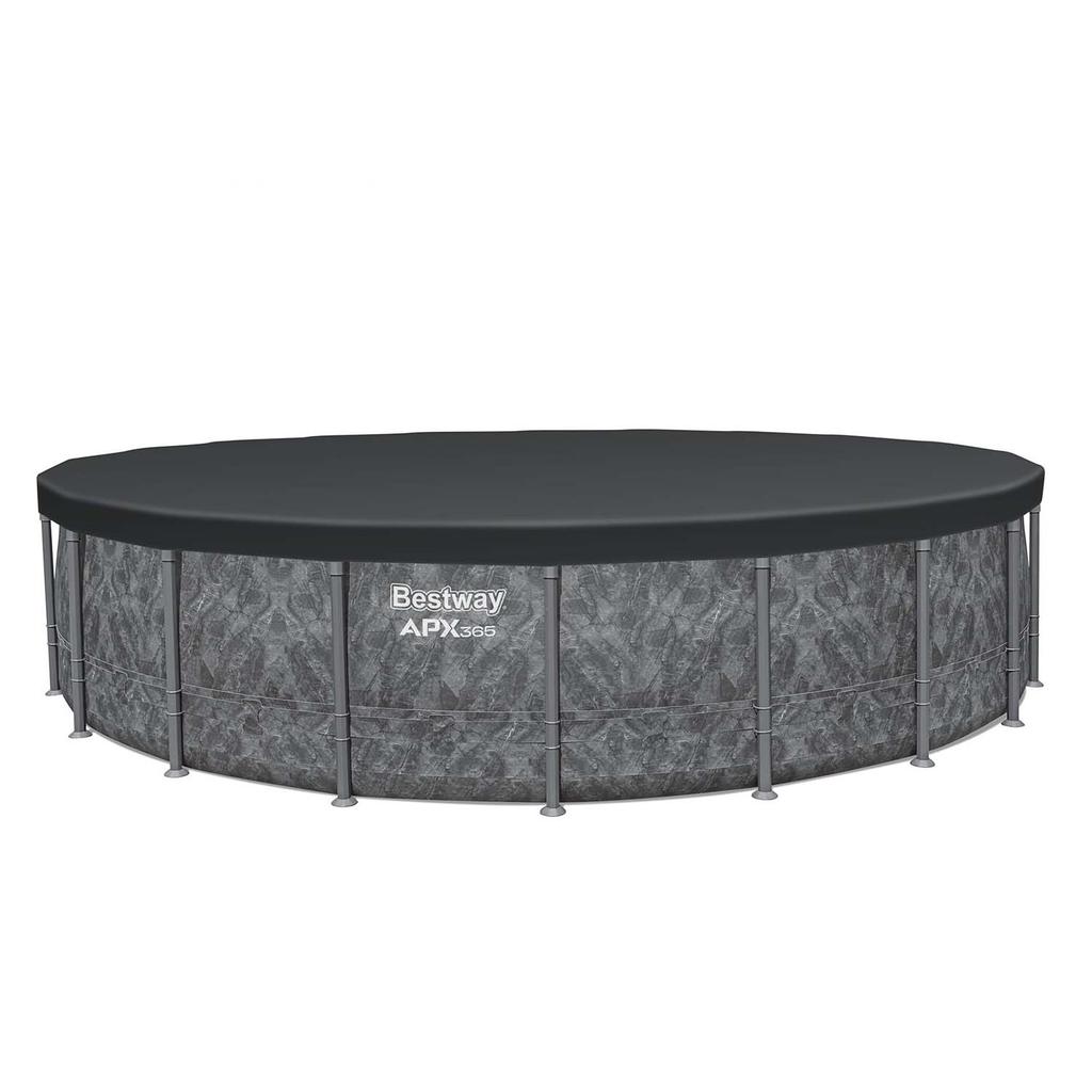 Piscină de grădină cu cadru 610 X 132 Cm 11-în-1 Bestway 561Ke