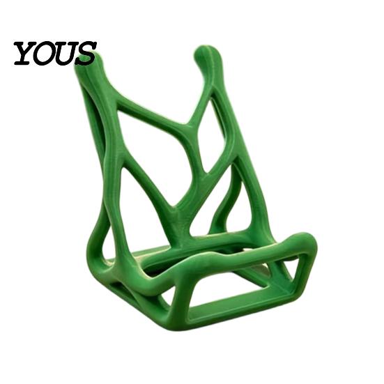 Stable Phone Support Mobile Holder, 3D-Printed Skeleton-Inspired Stand, Thin Lightweight Desk Stand Decorative Ornament for Bedside Living Room