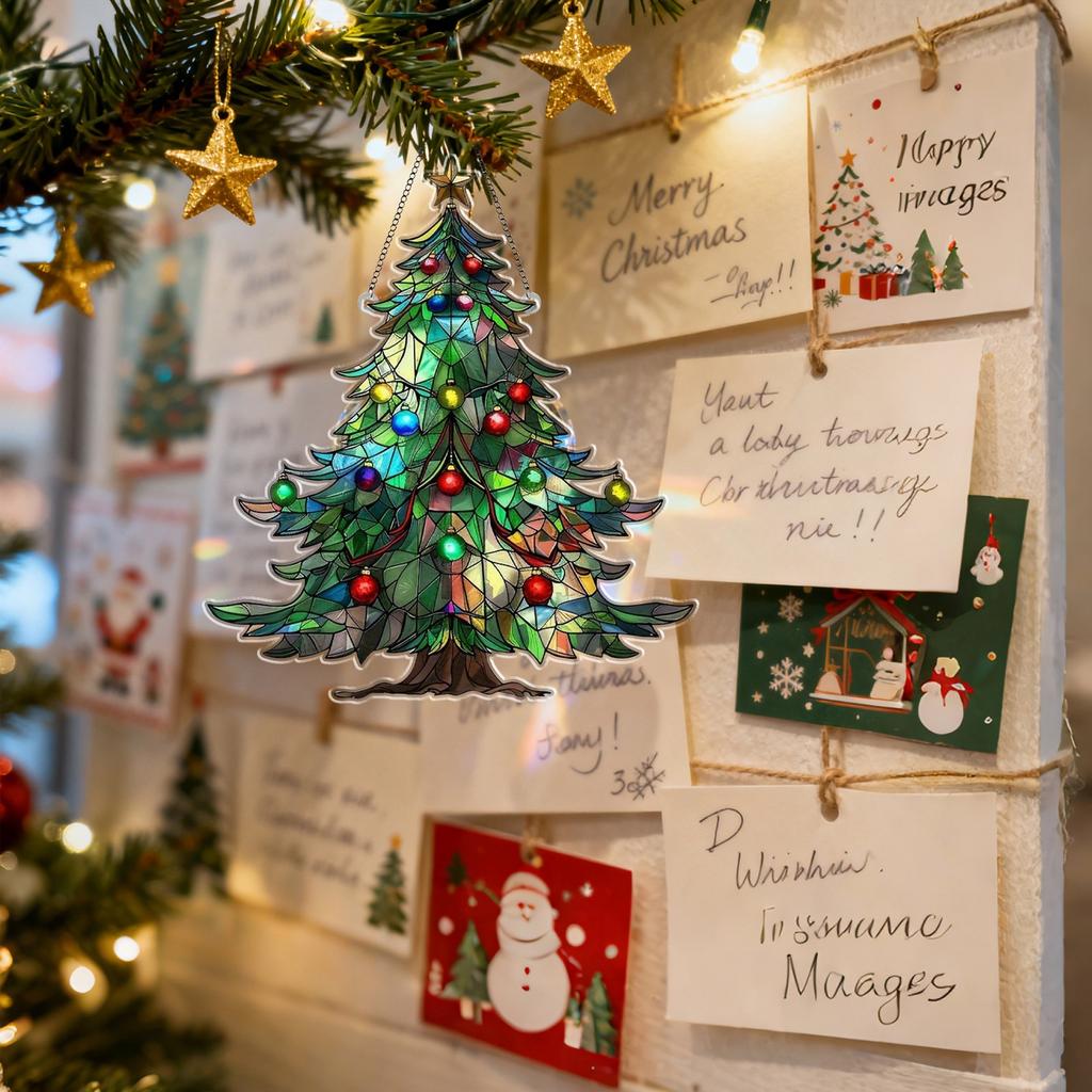 Christmas Pendants, Window Sun Capture Decorative Pendants, Gift Decorative Pendants, Door Window Fireplace Pendants