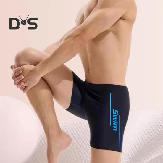 Męskie elastyczne kąpielówki, szybkoschnące, antypoślizgowe, plażowe, bokserki w kształcie litery U, ściągane sznurkiem w pasie, do uprawiania sportów wodnych, surfingu