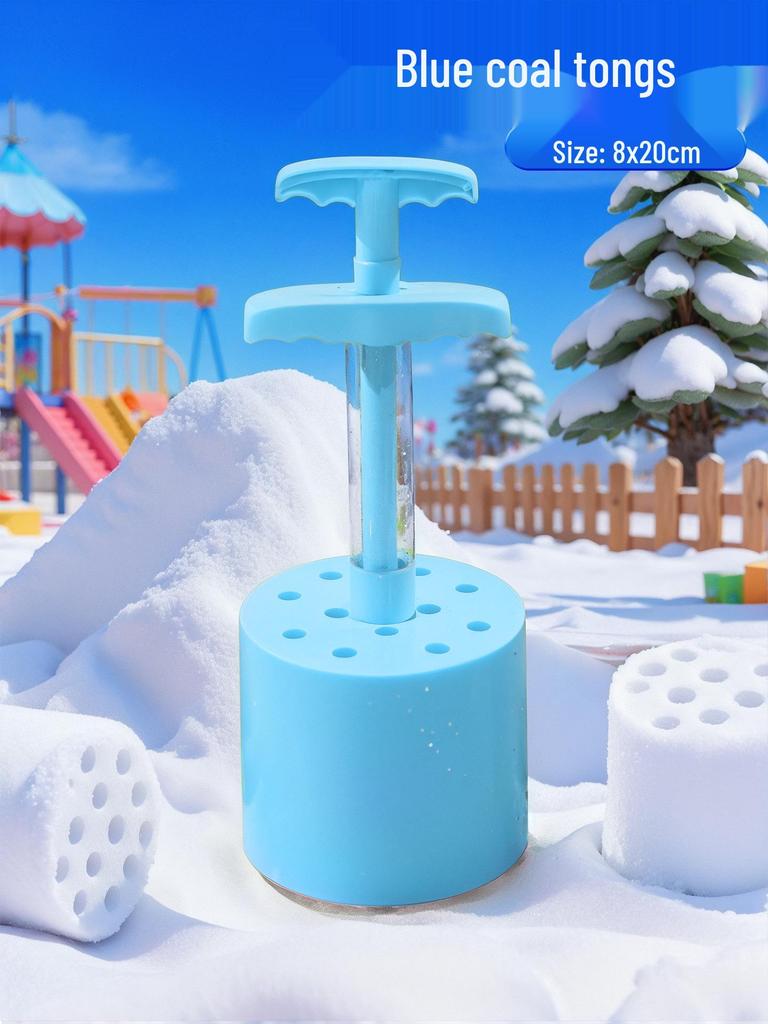 Snowball Clip Set: Kids' Winter Snow Play Tools for Snowball Fights & Snowman Molds