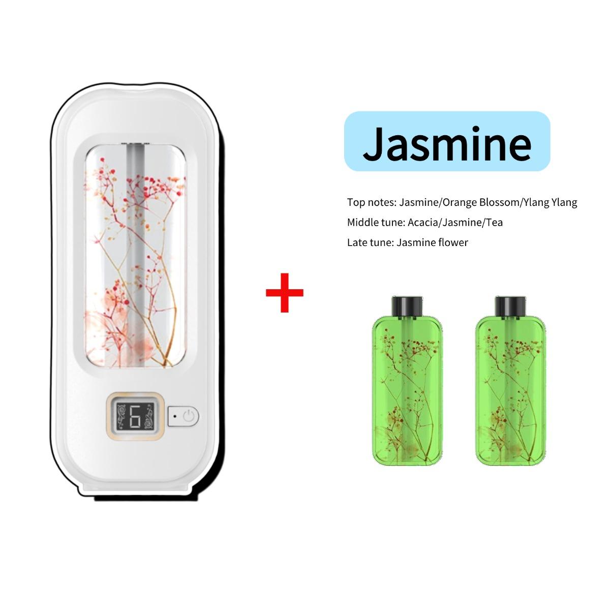 

6 режимов Аромадиффузор H3 Настенный диспенсер освежителя воздуха Аромат Эфирное масло Увлажнитель воздуха Ароматерапия Перезаряжаемый от USB Для дома Спальни #Jasmine Fragrance-2PCS