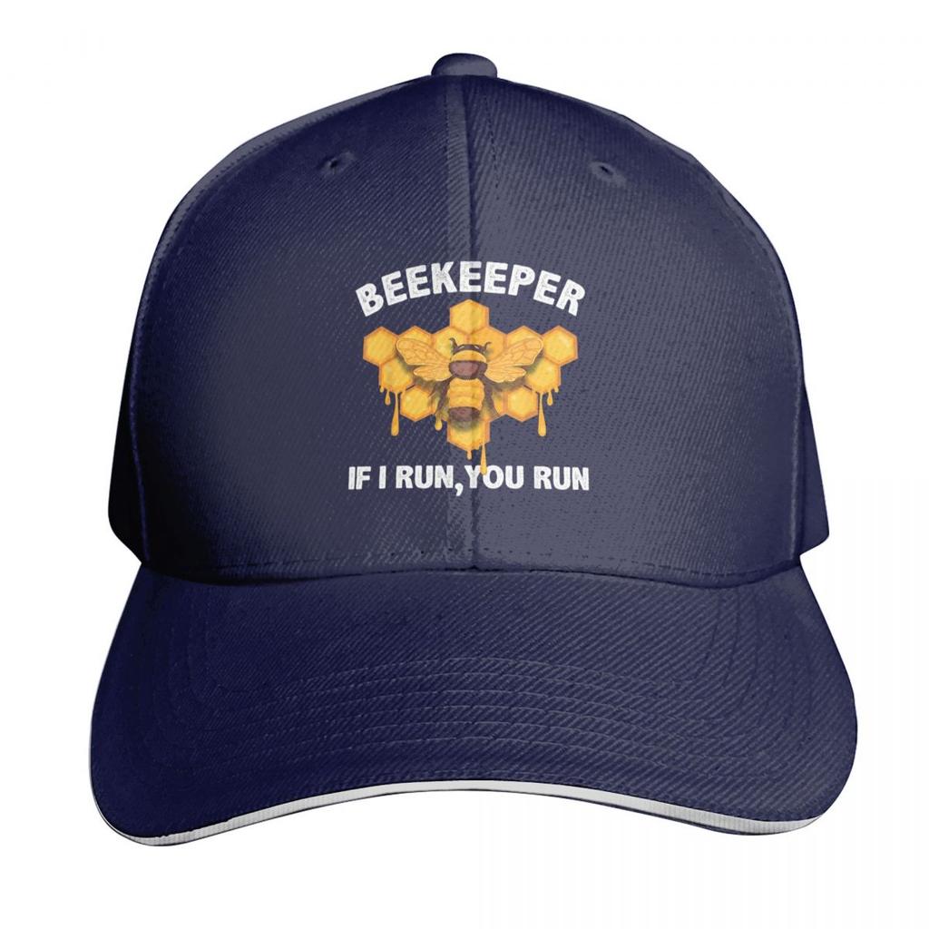 Beekeeper If I Run You Run Beekeeping Cap Fashion Casual Baseball Caps Adjustable Hat Hip Hop Summer Unisex Baseball Hats