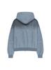 Dbetter Sprayed Pigment Zip-Up Hoodie (Spray Deep Blue)