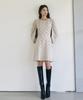ADAUL Kami Flower Dress - Light Beige