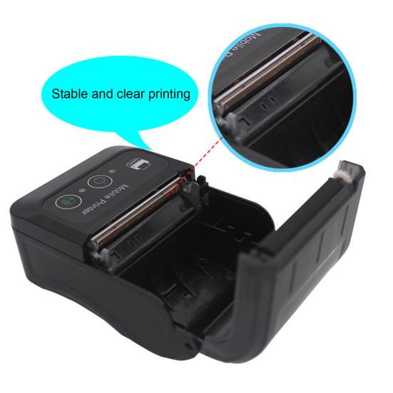 1 Set Mini Thermal Printer No Ink Required Large-capacity Battery Rechargeable Stable Signal