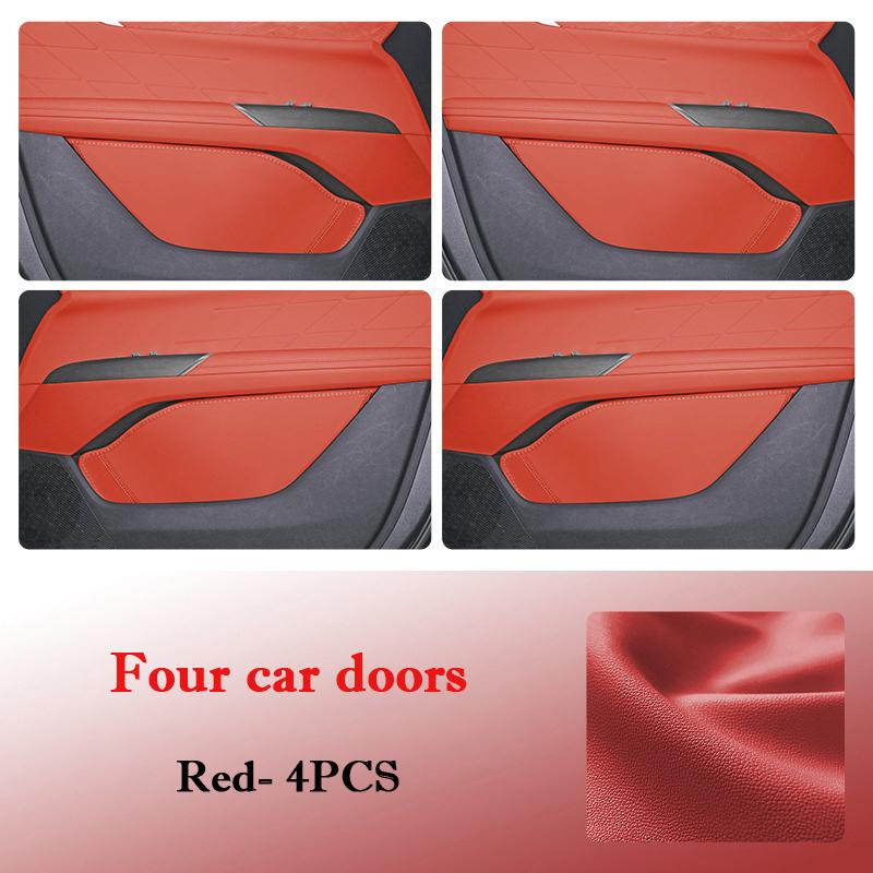 Car Door Slot Protective Pad Leather Waterproof Glove Box Mat Storage Barrel For Changan CS75 Plus 2025 2025 Auto Accessories