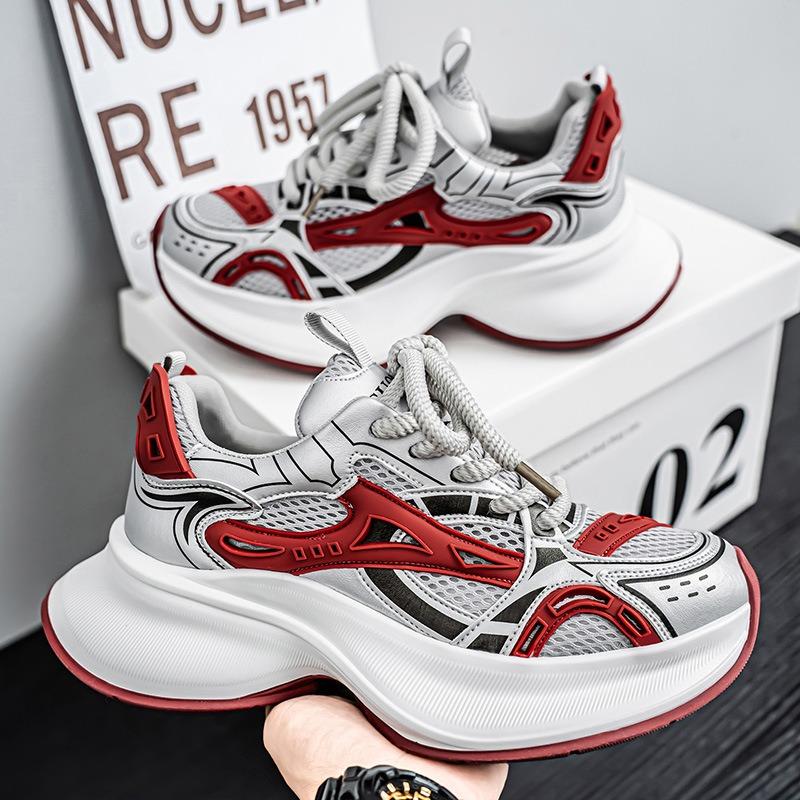 Fashion Men's Casual Sneakers Breathable Comfort Mesh Running Shoes Men's Fashion Versatile Ultra-light Shock Sneakers Zapatillas Hombre