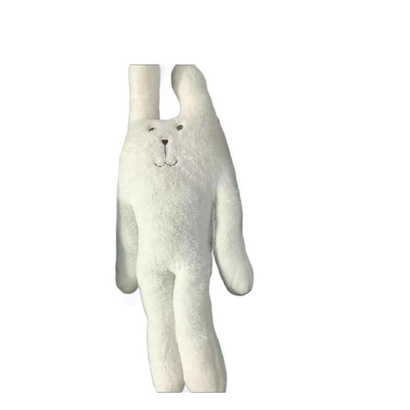 Big White Rabbit Plush Sleeping Pillow - Cute, Soothing Stuffed Toy for Healing & Birthday Gift