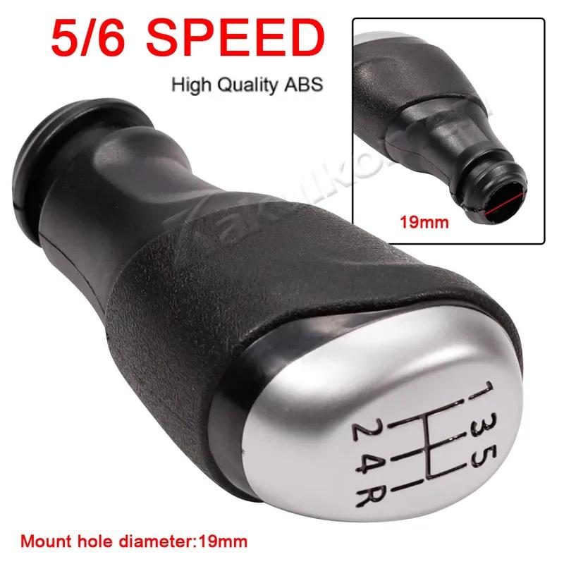 For Renault Clio 4 IV MK4 Manual 5/6 Speed Gear Shift Knob Stick Head Shifter Lever Handle Car Interior Replacement Accessories