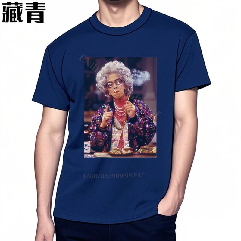 Tee Shirt Summer Mens Tshirt Old Woman Eating Food Brand Oversized Tshirt Trendy Brand Vintage Tshirt