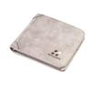 Retro Men Faux Leather Thin Card Holder Purse Business Trifold Short Wallet