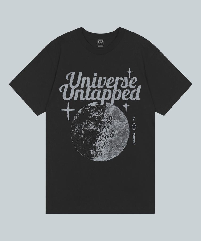 UNTAPPED STUDIO Uranos 7 Pure Cotton Big Oversized Short Sleeve T-Shirt 2 Colors