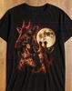 Giraffes Under The Full Moon T-Shirt, Wildlife Safari Night Sky Moonlight Graphic Tee, Vintage Nature Scene Shirt, Giraffe Lover Gift