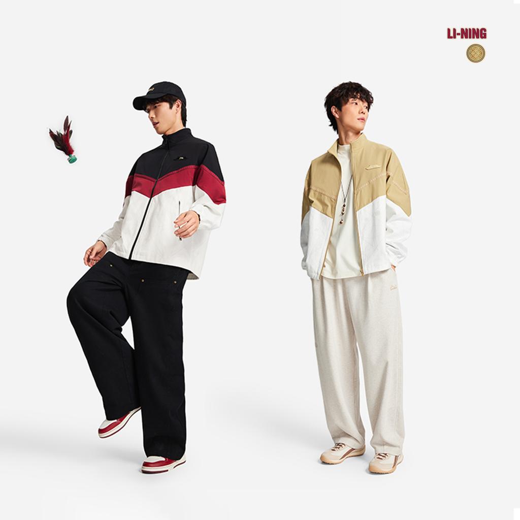 Li-Ning Color Block Logo Jacket Men jackets AJDW103-2