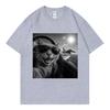 Cat Pilot Selfie Funny Meme Graphic T Shirts High Street Fashion Trend Short Sleeve Tshirts Unisex Unisex Casual 100cotton Tshirt